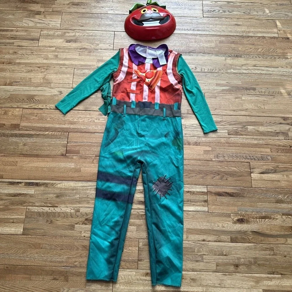 Fortnite Tomato Head Costume Size‎ M 8-10